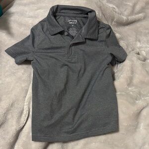 jumping beans Gray Striped Polo Shirt